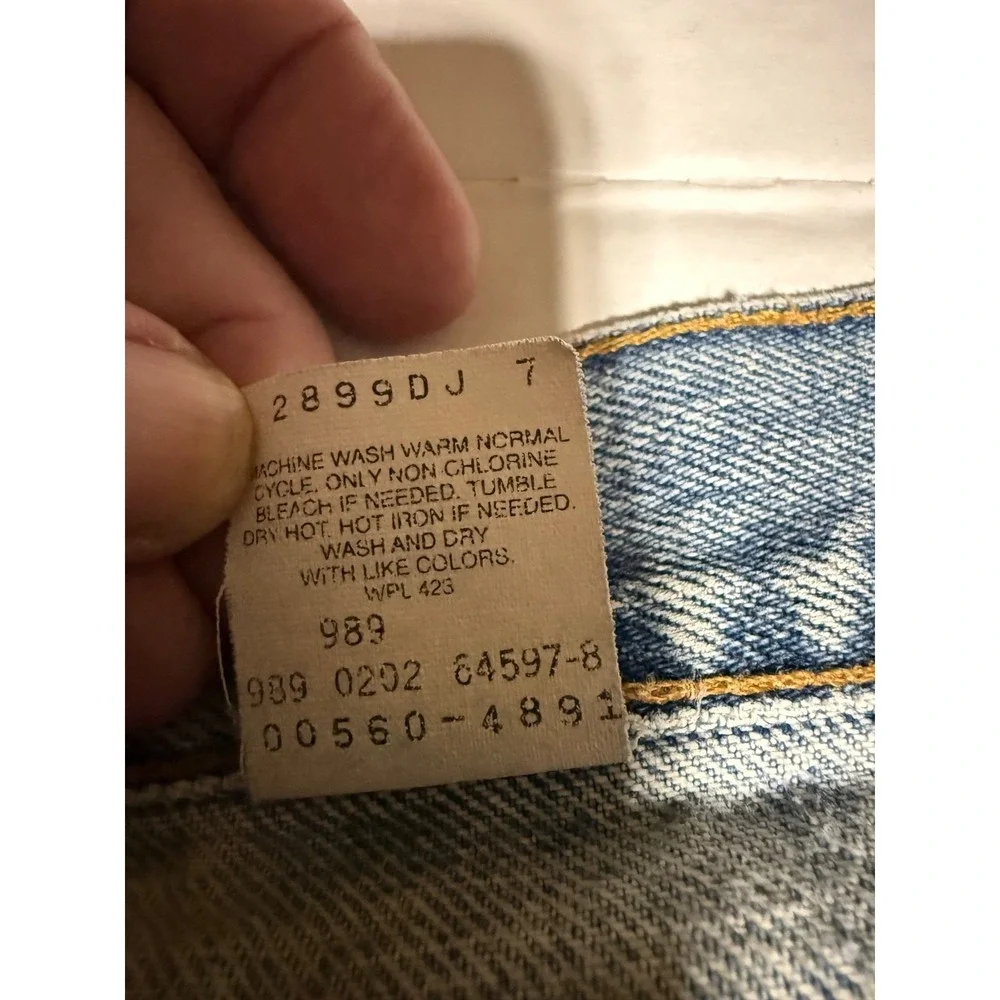 Vintage Levi's 560 Loose Fit Jeans Men's 40x32 2002 Made in Mexico
